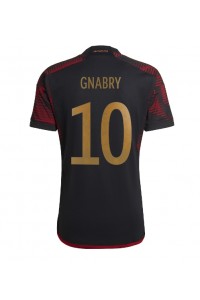 Tyskland Serge Gnabry #10 Fotballdrakt Borte Klær VM 2022 Korte ermer